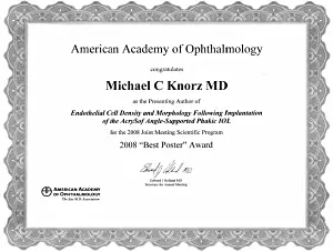 DOC Goldmedaille 2011 für Prof. Dr. Michael Knorz